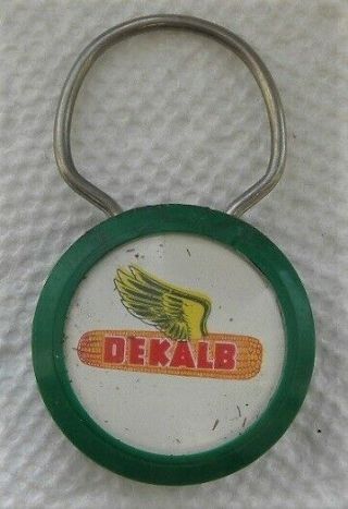 Vintage Dekalb Seed Corn,  Key To Greater Yields Keychain