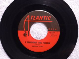Barbara Lewis I Remember The Feeling/baby What Do You Want Me To D Atlantic 2361