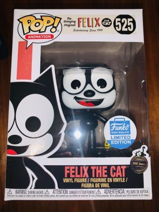 Funko Pop Animation Felix The Cat 525 Felix The Cat Funko Shop Limited Edition