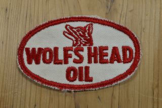 Vintage Wolfs Head Oil Patch Nos