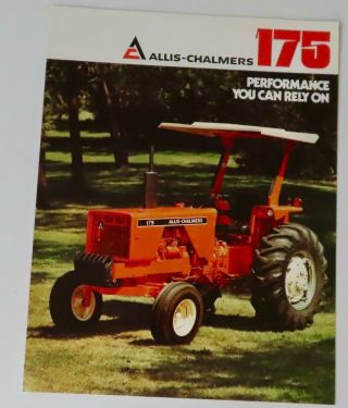 Allis Chalmers 175 Tractor Brochure