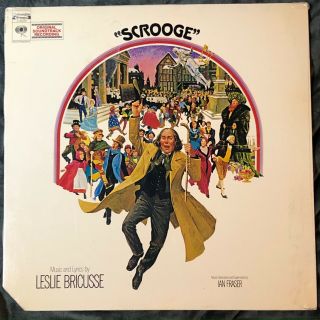 Scrooge Soundtrack Albert Finney Leslie Bricusse Us Lp