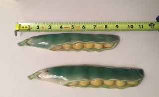 Rare Large 9” Vintage Peas In A Pod Salt And Pepper Shakers