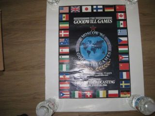 Poster,  Goodwill Games Moscow 1986