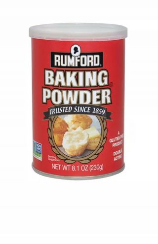 Rumford Non Gmo Baking Powder 8.  1 Oz.  Aluminum Baking Exp 03/2022