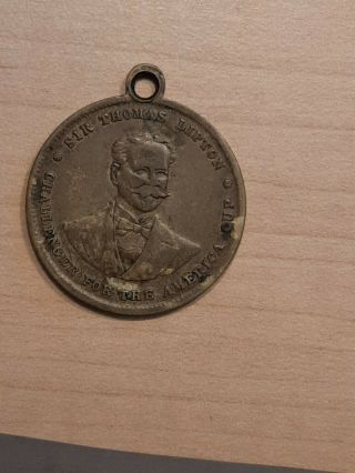 Vintage 1901 Shamrock Ii Medal,  America 