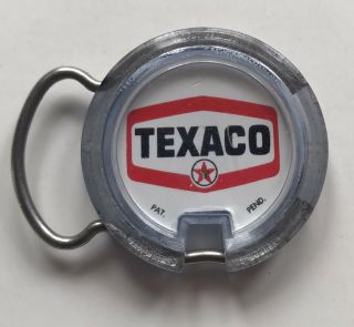 Vintage Texaco Gas And Oil Advertising Key Fob Chain Clarkston Washington
