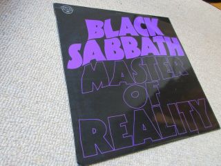 Black Sabbath Master Of Reality Lp Uk Wwa 1st [ex - /ex] No " Wwa " Misprint