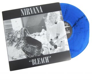Nirvana - Bleach Lp Indie Exclusive Blue And Black Swirl Colored Vinyl Ltd Ed