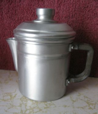 Vintage Aluminum 1 Cup Tea Pot Made In Italy