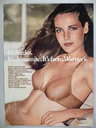 Warner Bra Print Ad - 1981 Panty,  Panties,  Lingerie