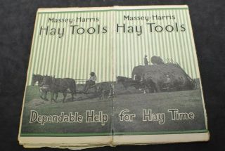 Antique Massey Harris Hay Tools Brochure