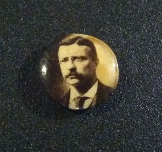 1904 Theodore Roosevelt Presidential Campaign StickPin Round Stick Pin 2