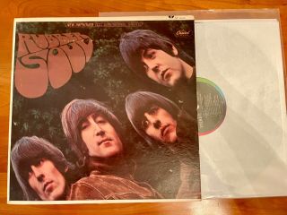 Stereo 1965 Us First Pressing Of The Beatles Rubber Soul Capitol Records