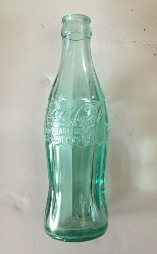 Vintage Coca - Cola 6oz.  Green Glass Bottle From Ottumwa,  Ia Pat.  D - 105529
