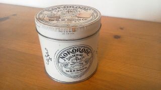 Vintage Advertising Nokorode Soldering Paste Can With Contents