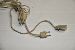 Vintage Ge General Power Cord For Radio Or Small Appliance Tan Beige