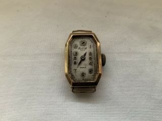 Lady’s Early Art Deco 9ct Gold Case Wristwatch By Thomas Russel