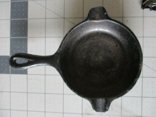 Wagner Ware 1050 Miniature Cast Iron Skillet Frying Pan Ashtray Vintage