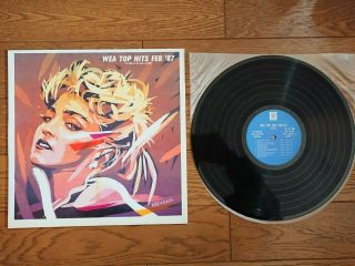Madonna Cover Wea Top Hits Vol.  43 Japan 1987 Promo Lp Open Your Heart Ps - 302