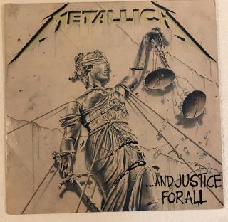 .  And Justice For All [lp] By Metallica (vinyl,  Sep - 1988,  Elektra.
