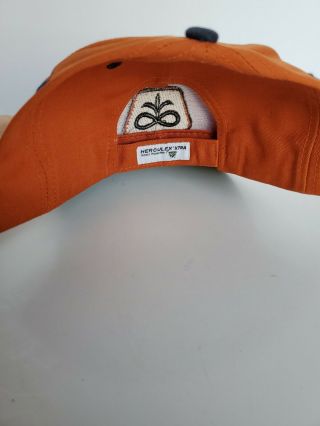 Orange & Black Pioneer Seed Corn Cap Hat Ball Cap 3