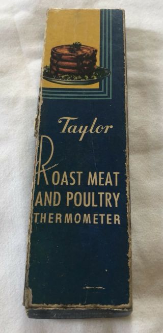 Taylor Roast Meat And Poultry Thermometer - Vintage -