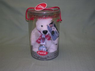Coca - Cola Polar Bear And Watch Gift Set 1999,  Plush Bear And Polar Bear Watch