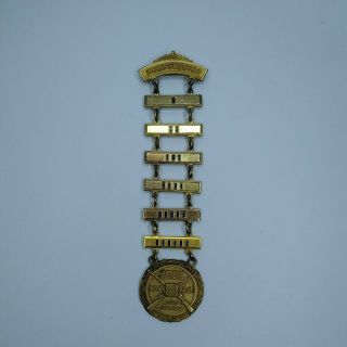 Rare Antique National Rifle Association Junior Division Sharpshooter Brass.