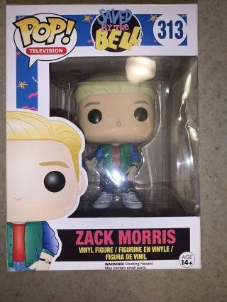 Zack Morris Funko Pop Television 313 Box (no Phone) Saved By The Bell