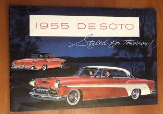 Vintage 1955 De Soto - Car Advertising Brochure - Nos