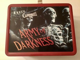 Army Of Darkness Metal Lunch Box With Thermos