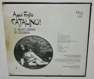 Aqui Esta Catalino El Negro Grande de Colombia Vinyl LP Record Pachanga 2