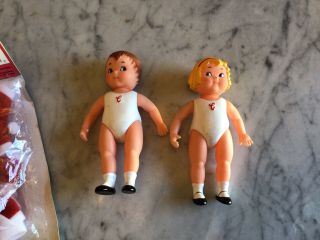 Vintage 3093 Campbell’s Soup Kid Collector Dolls 5” 1995 & Clothes 3102 3