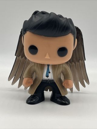 Funko Pop Supernatural Castiel With Wings 95 Hot Topic Exclusive Vaulted