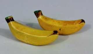 Vintage Bananas Salt & Pepper Shakers Hand Painted Ceramic Japan