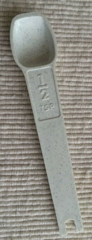 Vintage Tupperware Replacement Measuring Spoon 1/2 Tsp Speckle