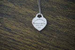 Tiffany & Co.  Sterling Silver Large Heart " Return To Tiffany " Charm