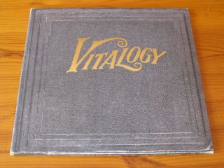 Pearl Jam / Vitalogy Og Europe 1994 Lp 1st Press Gatefold,  Booklet Grunge Gods