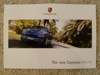 2012 Porsche Cayenne Diesel " The " Showroom Sales Brochure Awesome L@@k