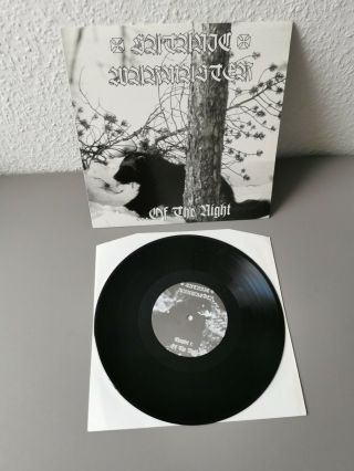 Satanic Warmaster Limited Black Vinyl 10 " Ep Of The Night (2004 No Colours)