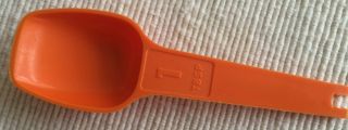 Vintage Tupperware Replacement Measuring Spoon 1 Tbsp Bright Orange