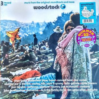 Woodstock - Music From Soundtrack - 3 Lp Set Colored Vinyl ",  "