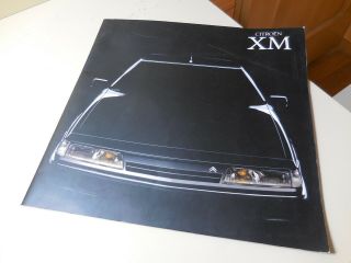 Citroen Xm V6 Japanese Brochure 1990/10? E - Y3sf Seibu