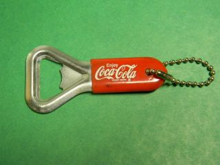 Rare.  Vintage Coca - Cola Coke Beer Bottle Opener Keychain Atlanta Georgia