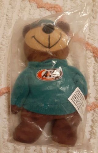 Vintage 1998 A&w Restaurant 7” Mascot “rooty " Root Beer Bear Alpha Kids Plush
