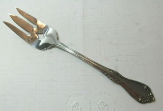 Oneida Rogers Deluxe Mansfield 1 Cold Meat Serving Fork " 8 3/8 " Stainless