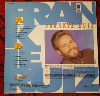 Latin Salsa FRANKIE RUIZ Mi Libertad VERY RARE COVER 1992 Spain LP 2
