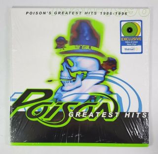 Poison Greatest Hits 1986 - 1996,  2lp Yellow & Green Vinyl,  Walmart Exclusive