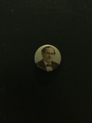William Jennings Bryan 1896 Presidential Campaign Pinback Button Badge Nebraska